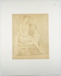 Seated Nude, a Etching and Acquatint by William Bailey