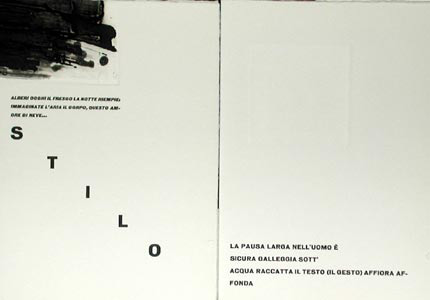 A page from scri VI vere by V.Guarracino. Text in Italian and artwork by Mario Benedetti.